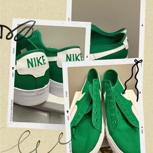 Nike SB Blazer Court Green White Shoes CV1658-301 BLZR Size 10.5 US Mens NEW
